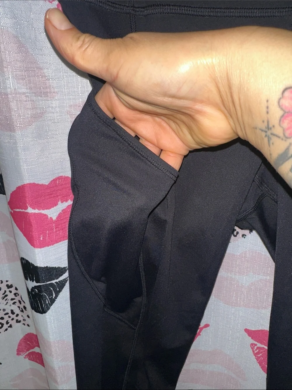 lululemon athletica Black High-Rise Leggings with Side Pockets